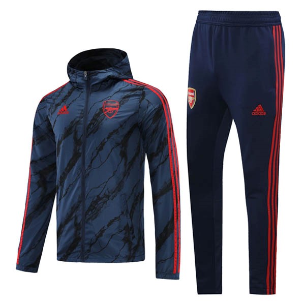 Windjacke Arsenal Komplett Set 2021-22 Blau Marine Fussballtrikots Günstig